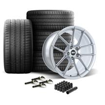 SVE Mustang DHP1 Forged Wheel & Michelin Sport 4S Tire Kit  - 19x10.5/11 - Silver (24-25) Dark Horse