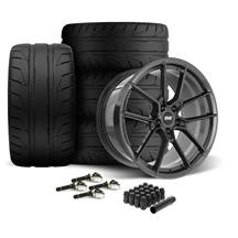 SVE Mustang DHP1 Forged Wheel & Nitto NT05 Tire Kit - 19x10/11  - Graphite (24-25)