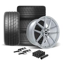 SVE Mustang DHP1 Wheel & Firestone Tire Kit - 19x10/11  - Matte Silver (24-26)