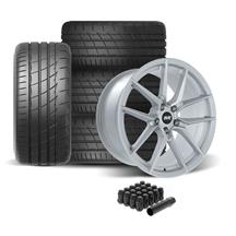 SVE Mustang DHP1 Wheel & Firestone Tire Kit - 19x10  - Matte Silver (05-14)