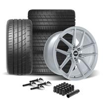 SVE Mustang DHP1 Wheel & Firestone Tire Kit - 19x10  - Matte Silver (15-23)