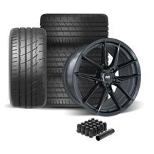SVE Mustang DHP1 Wheel & Firestone Tire Kit - 19x10  - Titanium Graphite (05-14)