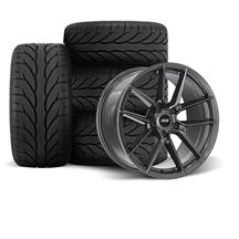 SVE Mustang DHP1 Wheel & Kenda Tire Kit - 18x9/10  - Gloss Graphite (94-04)