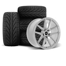 SVE Mustang DHP1 Wheel & Kenda Tire Kit - 18x9/10  - Matte Silver (94-04)