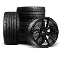 SVE Mustang DHP1 Wheel & Nitto Tire Kit - 18x9/10  - Gloss Black (94-04)
