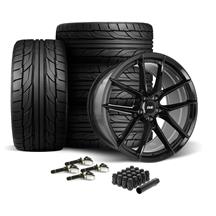 SVE Mustang DHP1 Wheel & Nitto Tire Kit - 19x10  - Gloss Black (15-23)