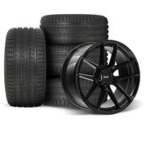 SVE Mustang DHP1 Wheel & Sumitomo Tire Kit - 18x9/10  - Gloss Black (94-04)
