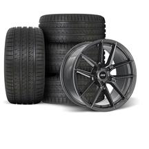 SVE Mustang DHP1 Wheel & Sumitomo Tire Kit - 18x9/10  - Gloss Graphite (94-04)
