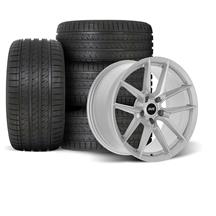 SVE Mustang DHP1 Wheel & Sumitomo Tire Kit - 18x9/10  - Matte Silver (94-04)