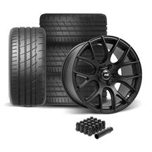 SVE Mustang Drift Wheel & Firestone Tire Kit - 19x9.5  - Flat Black (05-14)