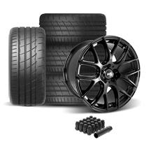 SVE Mustang Drift Wheel & Firestone Tire Kit - 19x9.5  - Gloss Black (05-14)