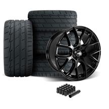 SVE Mustang Drift Wheel & Firestone Tire Kit - 19x9.5  - Gloss Black (05-14)