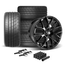 SVE Mustang Drift Wheel & Firestone Tire Kit - 19x9.5  - Gloss Black (15-23)