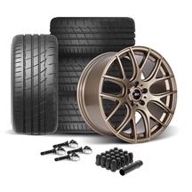 SVE Mustang Drift Wheel & Firestone Tire Kit - 19x9.5  - Satin Bronze (15-23)