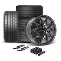 SVE Mustang MHP1 Wheel & Firestone Tire Kit - 19x10  - Gloss Graphite (15-23)