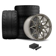 SVE Mustang MHP1 Wheel & Nitto NT05 Tire Kit - 19x10/11  - Satin Bronze (05-14)