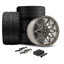 SVE Mustang MHP1 Wheel & Nitto NT05 Tire Kit - 19x10/11  - Satin Bronze (24-26)