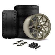 SVE Mustang MHP1 Wheel & Nitto Tire Kit - 19x10/11  - Satin Bronze (15-22)
