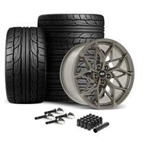 SVE Mustang MHP1 Wheel & Nitto Tire Kit - 19x10/11  - Satin Bronze (24-26)