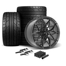 SVE Mustang MHP1 Wheel & Nitto Tire Kit - 19x10  - Gloss Graphite (15-23)