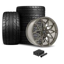 SVE Mustang MHP1 Wheel & Nitto Tire Kit - 19x10  - Satin Bronze (05-14)