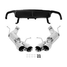 SVE Mustang Quad Tip Axle Back Exhaust & Valance Kit (13-14) GT500