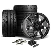 SVE Mustang R350 Wheel & Nitto NT555 G2 Tire Kit - 19x10/11 - Gloss Black (15-23)