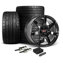 SVE Mustang R350 Wheel & Nitto Tire Kit - 19x10/11  - Gloss Black (2024)
