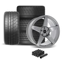 SVE Mustang R355 Wheel & Firestone Tire Kit - 19x10  - Titanium Gray (05-14)