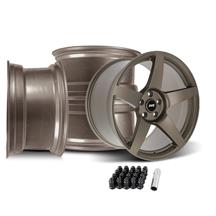 SVE Mustang R355 Wheel Kit - 19x10/11  - Satin Bronze (05-14)