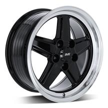 SVE Mustang 5-Lug S89 Wheel - 17x8  - Black (79-93)