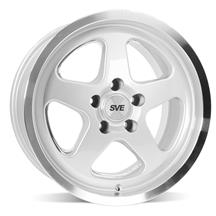 SVE Mustang Saleen SC Style Wheel - 17X9 Silver (94-04)