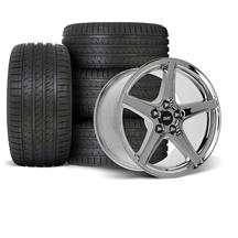 SVE Mustang Saleen Style Wheel & Sumitomo Tire Kit  - 18x9/10 - Chrome (94-04)