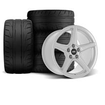 SVE Mustang Saleen Style Wheel & Nitto Tire Kit  - 18x9 - Silver (94-04)