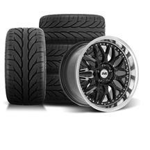 SVE Mustang Series 3 Wheel & Kenda Tire Kit - 18x9/10  - Black (94-04)
