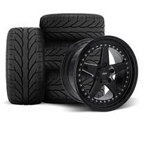 SVE Mustang Series 4 Wheel & Kenda Tire Kit - 18x9/10  - Gloss Black (94-04)