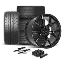 SVE Mustang SP2 Wheel & Firestone Tire Kit - 19x10/11  - Gloss Black (15-23)