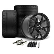 SVE Mustang SP2 Wheel & Nitto NT05 Tire Kit - 19x10/11  - Gloss Black (24-26)