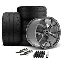 SVE Mustang SP2 Wheel & Nitto NT05 Tire Kit - 19x10/11 - Gloss Graphite (15-23)