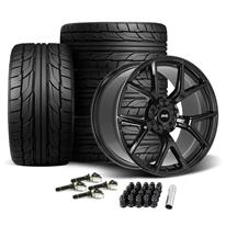 SVE Mustang SP2 Wheel & Nitto Tire Kit - 19x10/11  - Gloss Black (24-26)