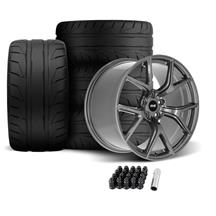 SVE Mustang SP2 Wheel & Nitto Tire Kit - 19x10/11 - Gloss Graphite (05-14)