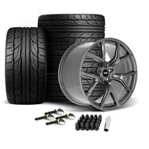 SVE Mustang SP2 Wheel & Nitto Tire Kit - 19x10/11  - Gloss Graphite (24-26)
