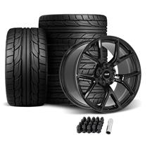 SVE Mustang SP2 Wheel & Nitto Tire Kit - 19x10 - Gloss Black (05-14)