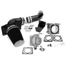 SVE Mustang 70mm Throttle Body & Cold Air Kit  - Black (89-93) 5.0