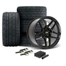 SVE Mustang X500 Wheel & Firestone Tire Kit - 19x10/11  - Gloss Black (2024)