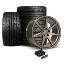 SVE Mustang XS7 Wheel & Nitto Tire Kit - 20x10 - Ceramic Bronze (05-14)
