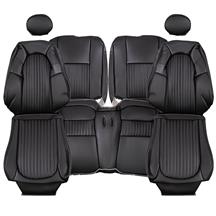TMI Mustang Bullitt Seat Upholstery  - Leather - Dark Charcoal (2001) Coupe 43-76821- L741-L741P