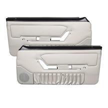 TMI Mustang Door Panels for Power Windows  - Titanium Gray (90-92) Convertible 10-74101-972-972