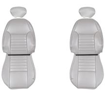 TMI Mustang Front Sport Seat Upholstery  - Vinyl - Medium Graphite (99-04) 43-76300-6890-6890P-Y