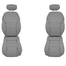 TMI Mustang Front Sport Seat Vinyl Upholstery  - Opal Gray (94-95) Coupe/Convertible 43-76304-6687